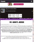 Tablet Screenshot of fic-aboute-jbdemi.skyrock.com