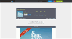 Desktop Screenshot of lesgrandesvacances.skyrock.com