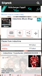 Mobile Screenshot of indochine--musik.skyrock.com