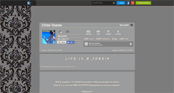 Desktop Screenshot of chloe-soares.skyrock.com