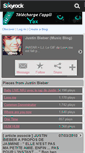 Mobile Screenshot of jbieb.skyrock.com