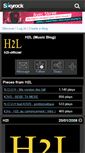 Mobile Screenshot of h2l-officiel.skyrock.com