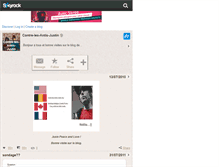 Tablet Screenshot of contre-les-antis-justin.skyrock.com