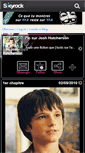Mobile Screenshot of fic-josh-hutcherson.skyrock.com