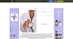 Desktop Screenshot of medecine-xx.skyrock.com