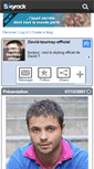 Mobile Screenshot of david-tournay-officiel.skyrock.com