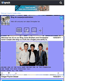 Tablet Screenshot of cooperjonasbrothers.skyrock.com