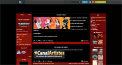 Desktop Screenshot of canalartistes.skyrock.com