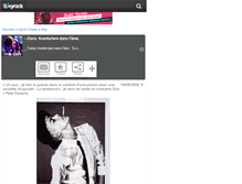 Tablet Screenshot of chez-clara.skyrock.com