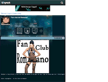 Tablet Screenshot of fanclubromano.skyrock.com