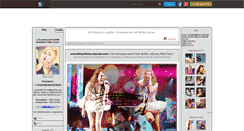 Desktop Screenshot of miley-online.skyrock.com