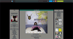 Desktop Screenshot of amandinenstar.skyrock.com