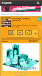 Mobile Screenshot of homage-a-gregory-un-ange.skyrock.com