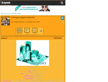 Tablet Screenshot of homage-a-gregory-un-ange.skyrock.com