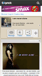 Mobile Screenshot of i-am--never-alone.skyrock.com