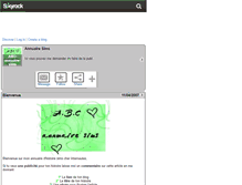 Tablet Screenshot of abc-annuaire-sims.skyrock.com