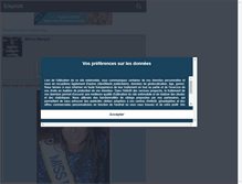 Tablet Screenshot of malika-menard-central.skyrock.com