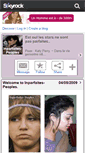 Mobile Screenshot of inparfaites-peoples.skyrock.com
