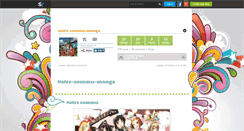 Desktop Screenshot of notre-commu-manga.skyrock.com