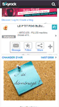 Mobile Screenshot of bluepeas.skyrock.com