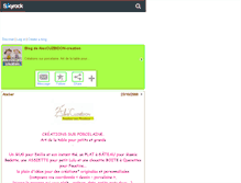 Tablet Screenshot of alexcuzbidon-creation.skyrock.com