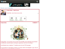 Tablet Screenshot of cristal-dolls.skyrock.com