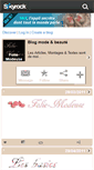 Mobile Screenshot of folie-modeuse.skyrock.com