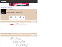 Tablet Screenshot of folie-modeuse.skyrock.com