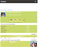 Tablet Screenshot of aish-paradise-music.skyrock.com