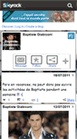 Mobile Screenshot of baptiste-giabiconi--bg.skyrock.com
