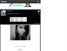 Tablet Screenshot of candyce-p.skyrock.com