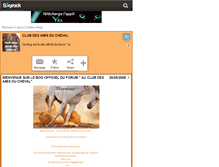 Tablet Screenshot of club-des-amis-du-cheval.skyrock.com