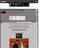 Tablet Screenshot of dansetherapie.skyrock.com