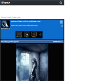 Tablet Screenshot of gothiquetriste.skyrock.com
