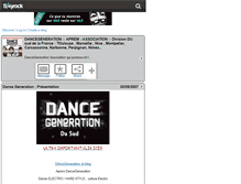 Tablet Screenshot of dancegeneration-du-sud.skyrock.com