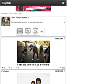 Tablet Screenshot of demi-and-joe-fiction.skyrock.com