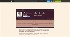 Desktop Screenshot of evidence-faite.skyrock.com