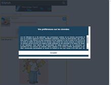 Tablet Screenshot of les-simpson-92.skyrock.com