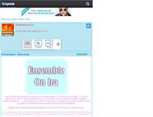 Tablet Screenshot of ensemble-on-ira.skyrock.com