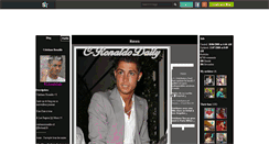 Desktop Screenshot of c-ronaldodaily.skyrock.com