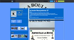 Desktop Screenshot of la-boule-fleurysienne-27.skyrock.com