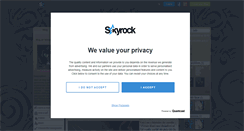 Desktop Screenshot of leblogdeletrange.skyrock.com