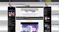 Desktop Screenshot of fandefootballerswives.skyrock.com