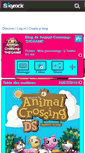 Mobile Screenshot of animal-crossing-thegame.skyrock.com