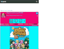 Tablet Screenshot of animal-crossing-thegame.skyrock.com