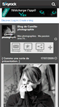 Mobile Screenshot of camille-photographie.skyrock.com