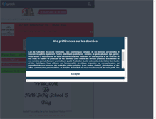 Tablet Screenshot of newsongschool.skyrock.com