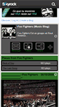 Mobile Screenshot of fooxfighters.skyrock.com