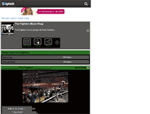 Tablet Screenshot of fooxfighters.skyrock.com