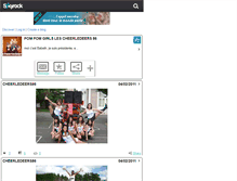 Tablet Screenshot of cheerledeers86.skyrock.com